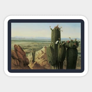 View from Maricopa Mountain Near the Rio Gila by Pratt Sticker